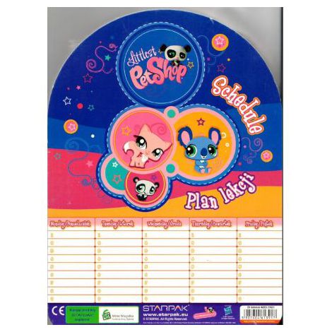 Plan Lekcji Starpak A5 Littlest Pet Shop - 2